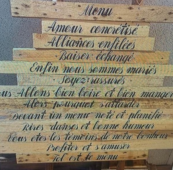 Location panneau de décoration calvados